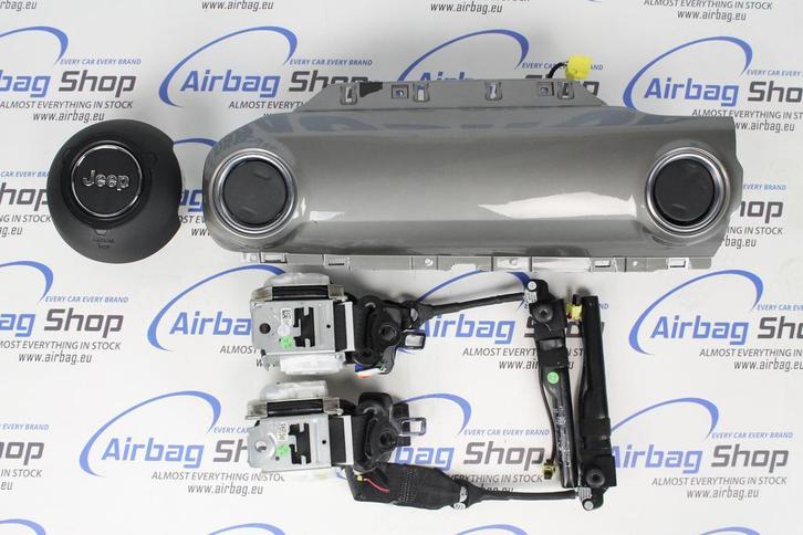 Airbag kit – Panneau gris Jeep Wrangler (2017-….), Auto-onderdelen, Dashboard en Schakelaars