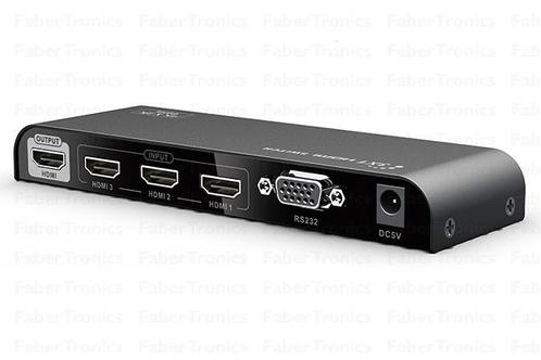 4K 3 Poorts HDMI switch 3D - Huismerk, Doe-het-zelf en Bouw, Elektriciteit en Kabels, Ophalen of Verzenden