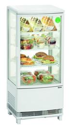 Koelvitrine | 86L | Wit | +2°C/+12°C | 4 Schappen |, Verzenden, Nieuw in verpakking