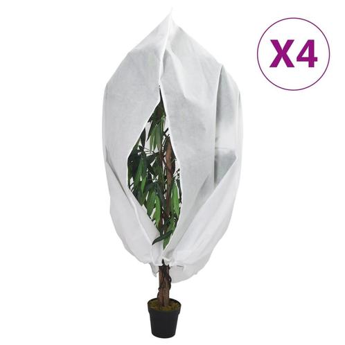 vidaXL Plantenhoezen met ritssluiting 4 st 70 g/m² 3,14x2,5, Tuin en Terras, Hand-tuingereedschap, Nieuw, Verzenden