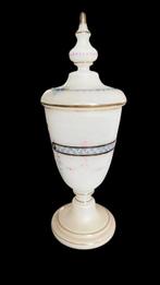 Vase - Opaline - Vase en verre bohème, Antiek en Kunst