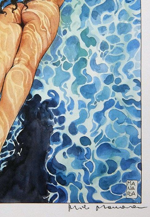 Manara, Milo - 1 Offset Print - Il Tuffo - 1999, Boeken, Strips | Comics