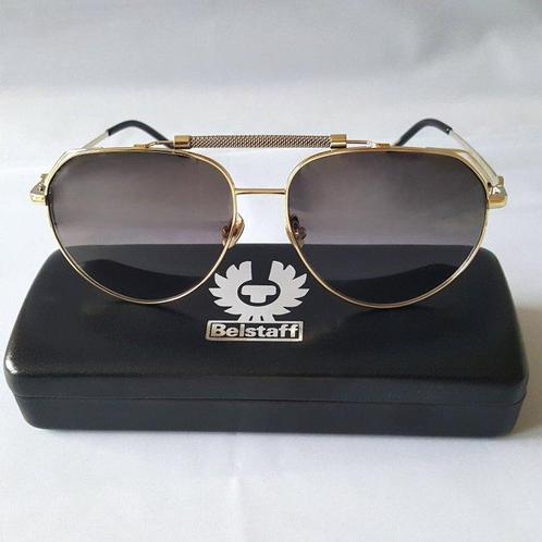 Belstaff - TITANIUM - ZEISS Lenses - Gold - Aviator - New -, Handtassen en Accessoires, Zonnebrillen en Brillen | Dames