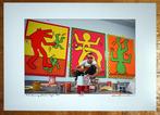 Allan Tannenbaum - Keith Haring in his Studio NYC 1982, Antiek en Kunst, Kunst | Schilderijen | Modern
