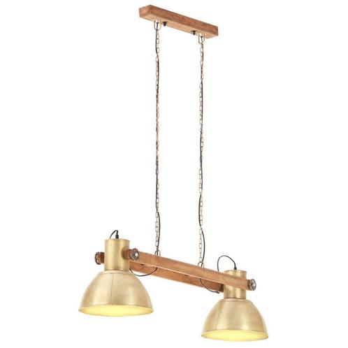 vidaXL Hanglamp industrieel 25 W E27 109 cm messingkleurig, Maison & Meubles, Lampes | Autre, Envoi