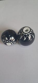 Zwarte Perle rozet chevron kralen. - Italië (Zonder