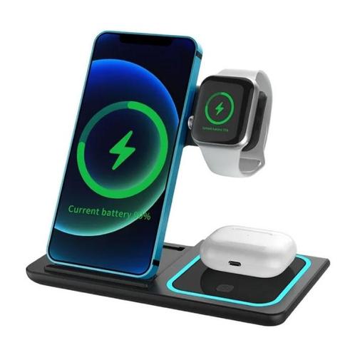 3 in 1 Oplaadstation - Compatibel met Apple iPhone / iWatch, Télécoms, Téléphonie mobile | Batteries, Envoi