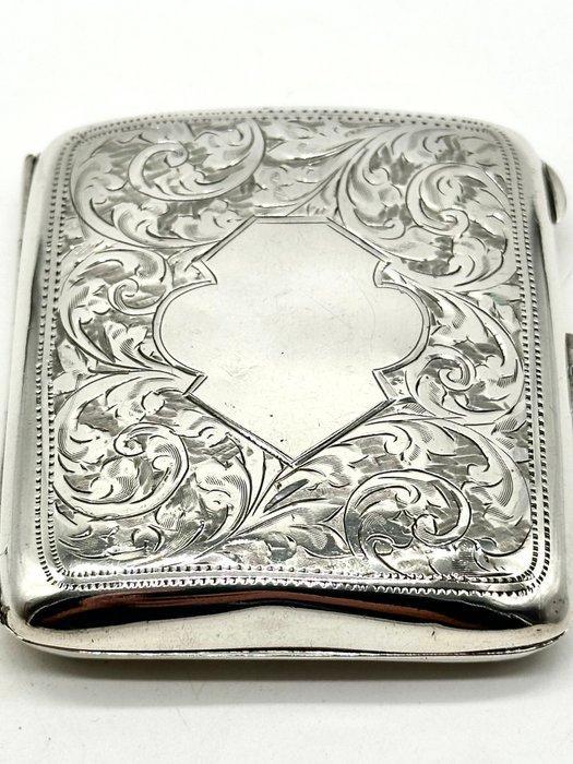 No reserve-Stevige handgemaakte antieke zilveren Sigarendoos, Antiek en Kunst, Antiek | Zilver en Goud