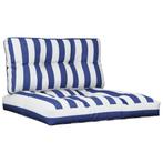 Palletkussens Wit/Blauw Gestreept - Retour Deal - 55% Kor..., Verzenden, Nieuw
