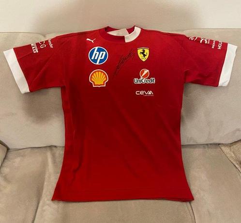 Ferrari - Charles Leclerc - 2025 - T-shirt, Verzamelen, Automerken, Motoren en Formule 1