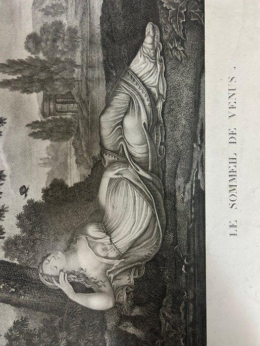 François Boucher after - Le Sommeil de Vénus// Il sonno di, Antiek en Kunst, Antiek | Overige Antiek