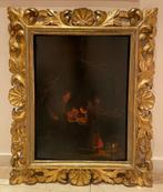 Dutch school (XIX) After Gerrit Dou - The evening school, Antiek en Kunst, Kunst | Schilderijen | Klassiek