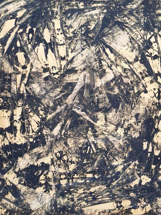 Jürgen Angeler - The Golden Cave - XXL, Antiek en Kunst, Kunst | Schilderijen | Modern