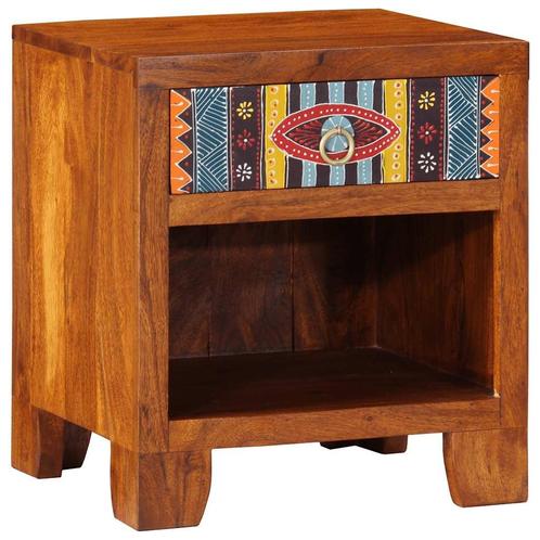vidaXL Nachtkastje 40x35x45 cm massief acaciahout, Huis en Inrichting, Slaapkamer | Nachtkastjes, Nieuw, Verzenden