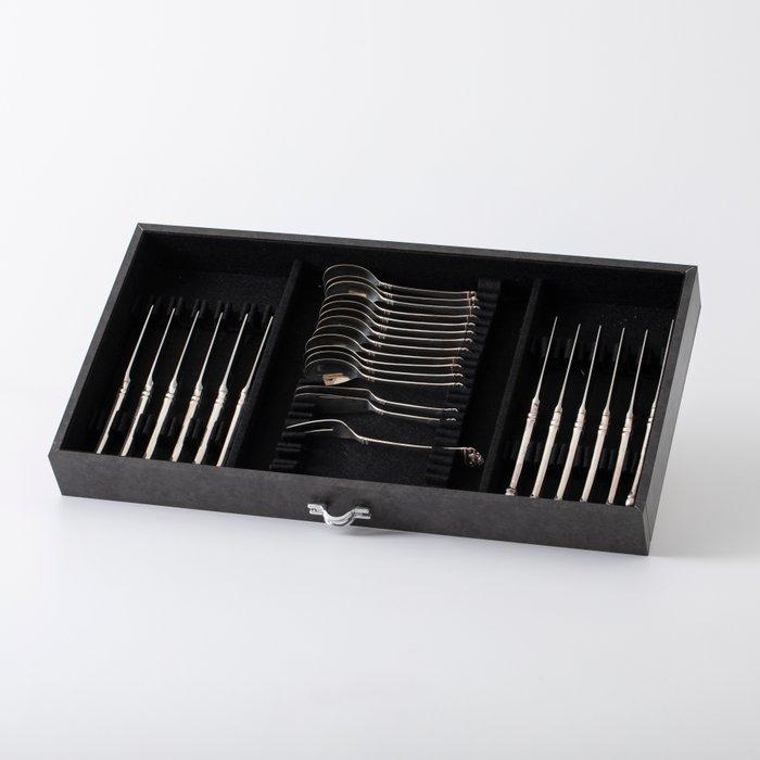 Robbe & Berking Bestekcassette - model Rosenmuster -, Antiek en Kunst, Antiek | Zilver en Goud