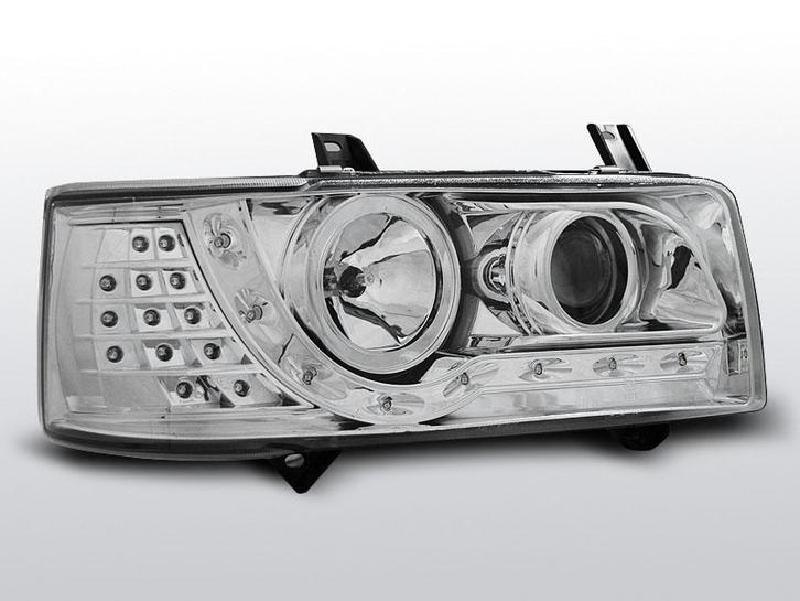 Koplampen | DRL Devil Eyes | Volkswagen T4 1990 - 2003 | chr, Auto-onderdelen, Verlichting, Nieuw, Verzenden