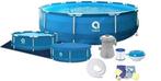 Groot Avenli opzetzwembad 366 cm met pomp - Complete set..., Tuin en Terras, Ophalen of Verzenden, Nieuw
