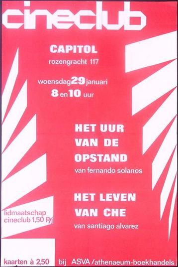 Bijeenkomst om film te kijken op poster (lijst optie) beschikbaar voor biedingen