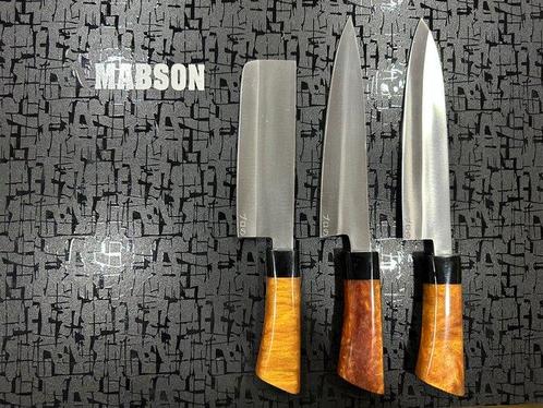Gyuto, Santoku & Nakiri - Keukenmes - Chefs knife -, Antiek en Kunst, Antiek | Keukengerei
