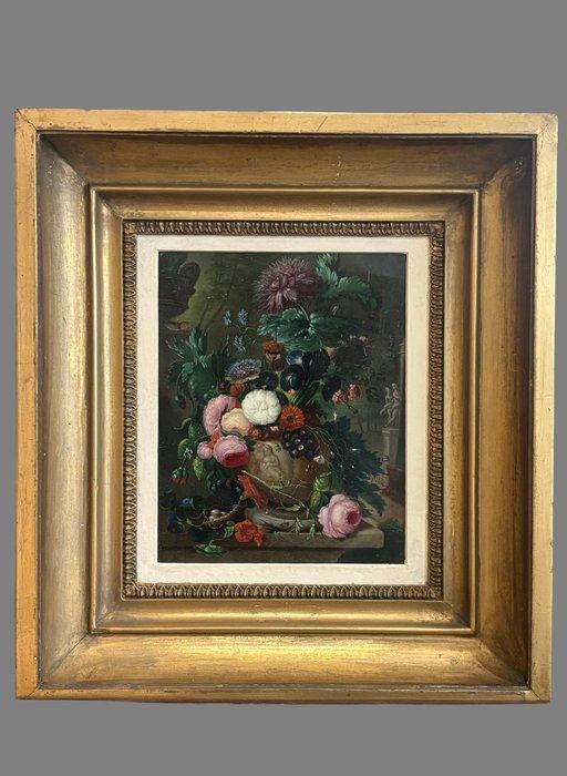 G.J.J. van Os (1782-1861), Toegeschreven aan - Stilleven met, Antiquités & Art, Art | Peinture | Classique
