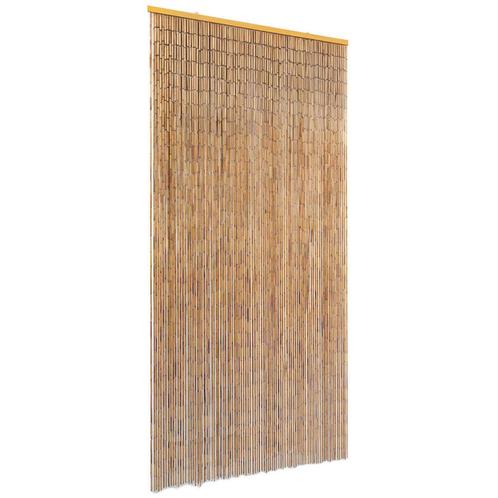 vidaXL Vliegengordijn 90x220 cm bamboe, Doe-het-zelf en Bouw, Deuren en Vliegenramen, Nieuw, Verzenden