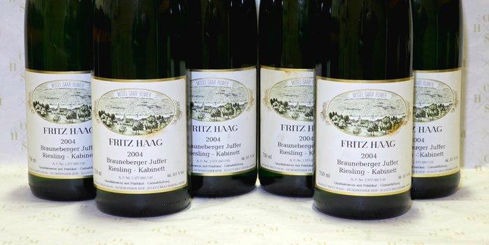 2004 Fritz Haag, Brauneberger Juffer Riesling - Moezel, Verzamelen, Wijnen