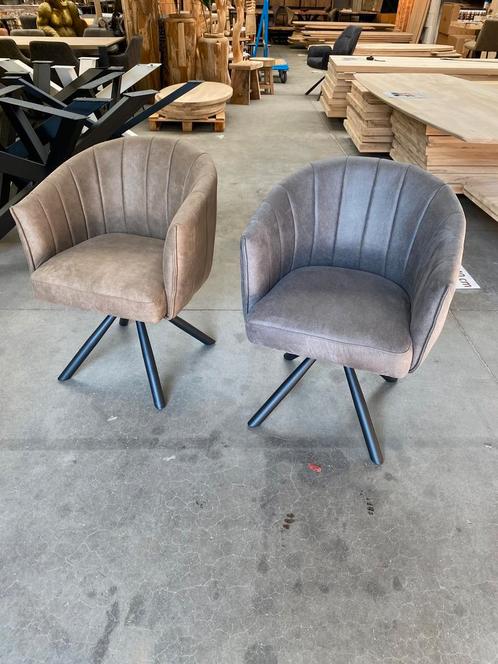 Utah armstoel, 2 kleuren (nieuw, A-keuze), Huis en Inrichting, Stoelen, Nieuw, Metaal, Stof