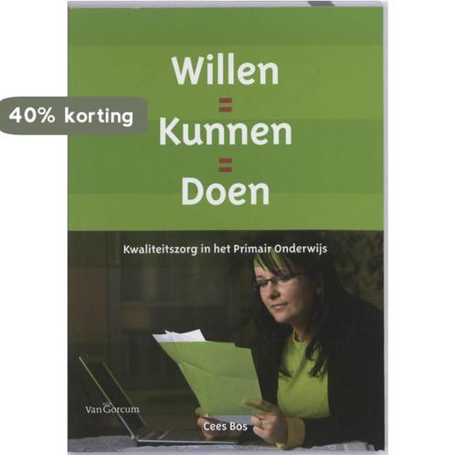 Willen = Kunnen = Doen 9789023245933 Cees Bos, Boeken, Schoolboeken, Gelezen, Verzenden