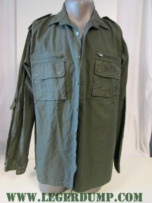 Overhemd groen Ripstop 100% katoen (Overhemden, Kleding), Vêtements | Hommes, Chemises, Envoi