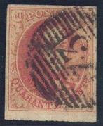 Belgique 1861 - Collection de 11 timbres de 40 centimes,, Gestempeld