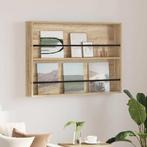 vidaXL Tijdschriftenrek Sonoma Eik 100 x 12 x 70 cm Bewerkt, Huis en Inrichting, Woonaccessoires | Krantenbakken en Lectuurbakken