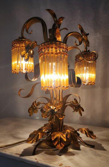 Biasca Leuchten - Biasca - Tafellamp - Metaal, Kristal, Glas, Antiquités & Art, Antiquités | Autres Antiquités