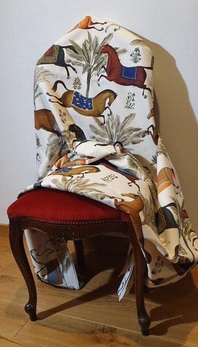 Tessuto Country Original Mid Century - Paardenontwerp -, Antiek en Kunst, Antiek | Tapijten, Tafelkleden en Textiel