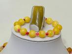 Agata Amarillo en Rosa van Brazil Natuurlijk (1175 ct), Zeer