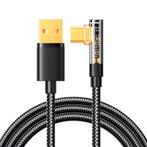 Nylon USB-C Kabel - Fast Charge - USB-C naar USB-A - 90, Telecommunicatie, Mobiele telefoons | Toebehoren en Onderdelen, Nieuw