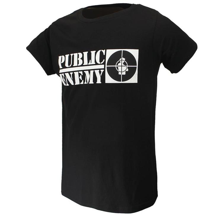 Public Enemy Crosshairs Logo T-Shirt - Officiële Merchandise, Kleding | Heren, T-shirts