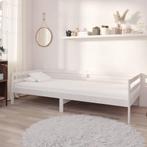 vidaXL Slaapbank met matras massief grenenhout wit 90x200 cm, Huis en Inrichting, Slaapkamer | Bedden, Verzenden, Nieuw