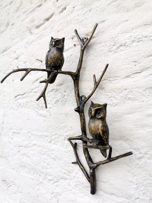 Beeldje - Wall art - Brons, Antiek en Kunst, Curiosa en Brocante