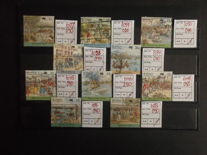 Australië - Australië voor 1/4 deel gecatalogiseerd verder, Postzegels en Munten, Postzegels | Europa | UK