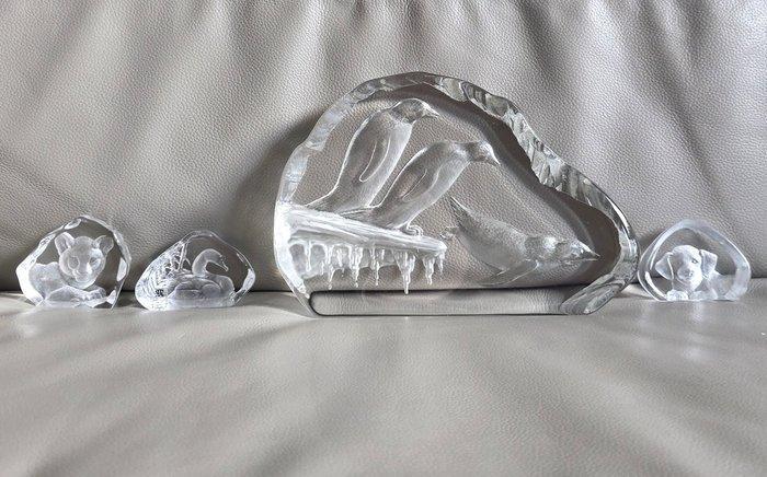 Mats Jonasson - Tafelmiddenstuk (4) - Kristal, Antiek en Kunst, Antiek | Glaswerk en Kristal
