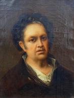 Europese school (XIX) - Autoportrait de Francisco Goya –, Antiek en Kunst