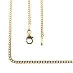 Gouden gourmetschakel ketting | 51 cm (ketting voor hanger), Handtassen en Accessoires, Kettingen, Ophalen of Verzenden, Gebruikt