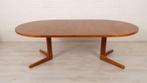 Vintage ronde eettafel | Teak | Uitschuifbaar, Huis en Inrichting, Tafels | Eettafels, Ophalen of Verzenden, Nieuw