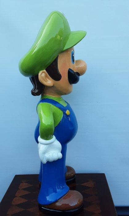 Luigi - Mario Brothers - Panneau - plastique, Antiek en Kunst, Antiek | Wandborden en Tegels