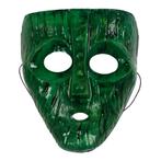 Groen houten Jade masker, Nieuw, Verzenden