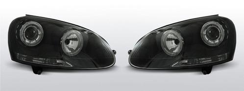 Koplampen set | VW Golf 5 2003-2008 | Angel Eyes | met xenon, Auto-onderdelen, Verlichting, Nieuw, Volkswagen, Verzenden