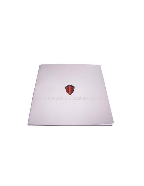 2014 KOENIGSEGG AGERA R S HUNDRA ONE: 1 BROCHURE ENGELS, Boeken, Auto's | Folders en Tijdschriften, Ophalen of Verzenden