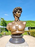 sculptuur, Bust David - 58 cm - Brons, Marmer - 2023