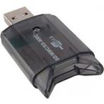 USB Card Kaartlezer Schrijver voor MMC SD Zwart
