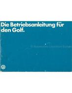 1981 VOLKSWAGEN GOLF INSTRUCTIEBOEKJE DUITS, Auto diversen, Handleidingen en Instructieboekjes